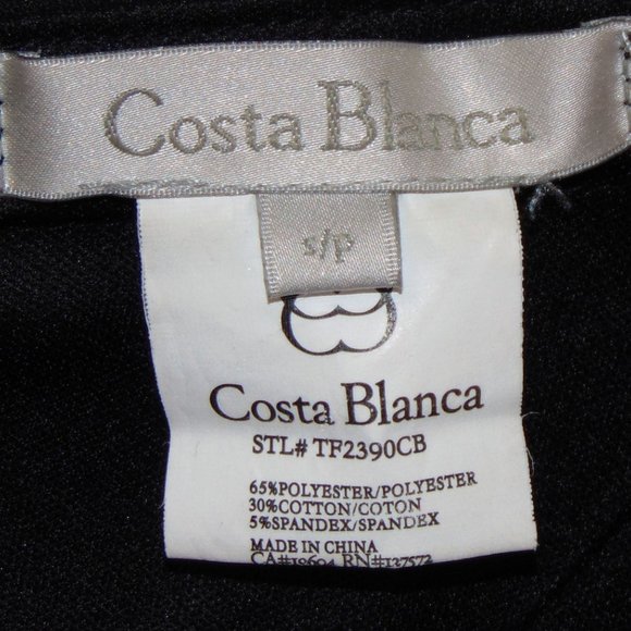 Costa Blanca Black Bodycon - Bandage Mini Dress - Picture 6 of 6